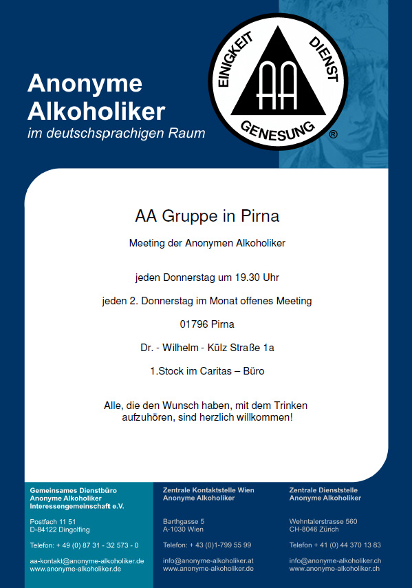 Anonyme Alkoholiker Pirna